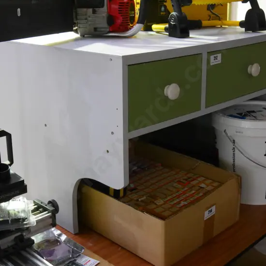 2 drawer workshop storage unit