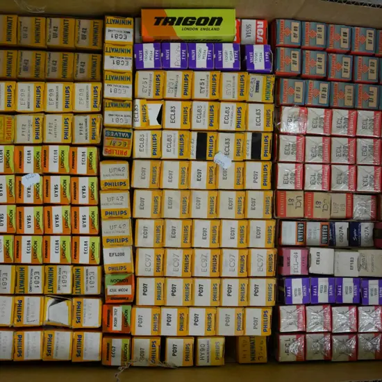 box of radio valves
