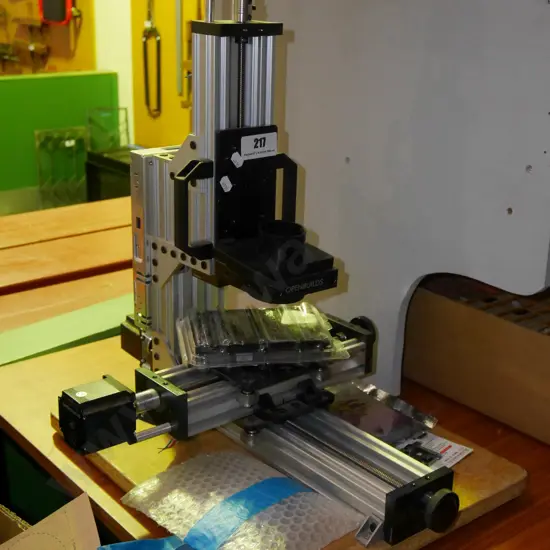 Openbuild partially constructed hobby milling machine