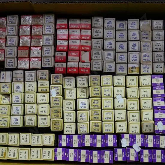box of radio valves