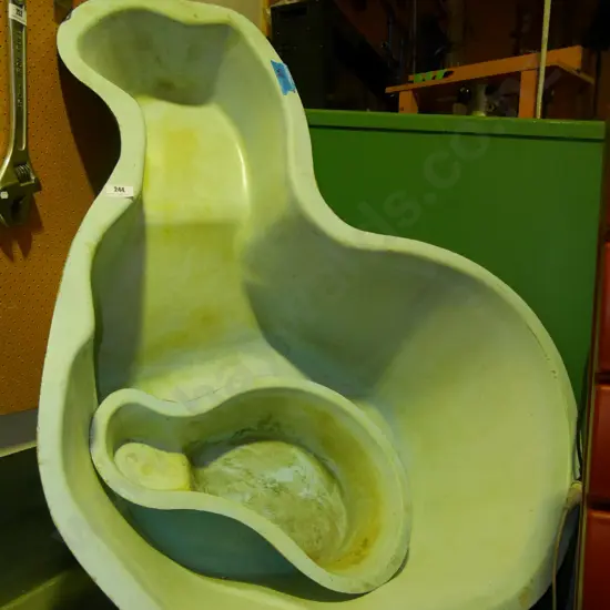 2 fibre glass pond liners - 1 large, 1 small