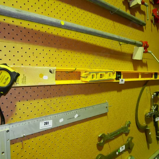 Fuller levels, tape measure