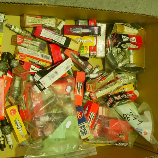box of spark plugs