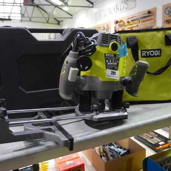 Ryobi plunge router in soft case