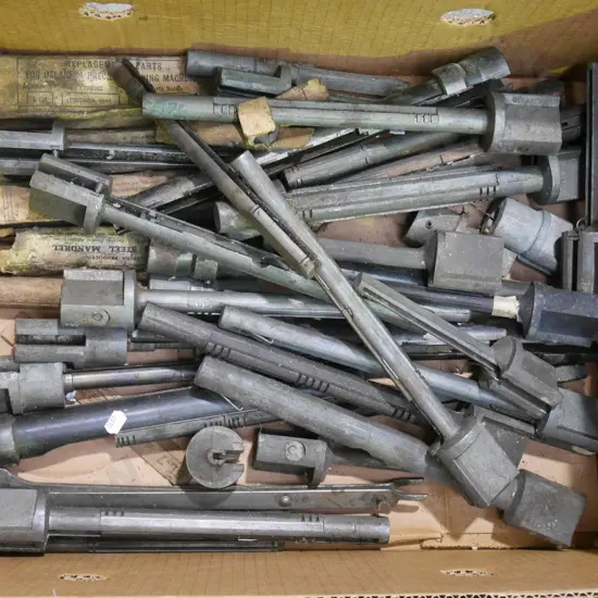 box; steel mangles etc