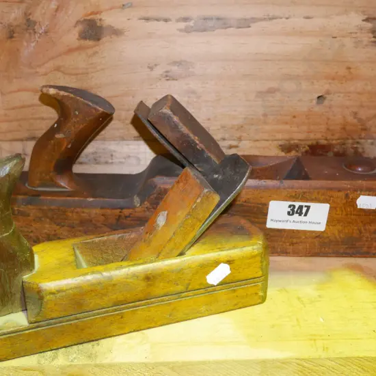2x vintage wooden planes