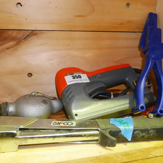 electric stapler, stapler, chalk line etc