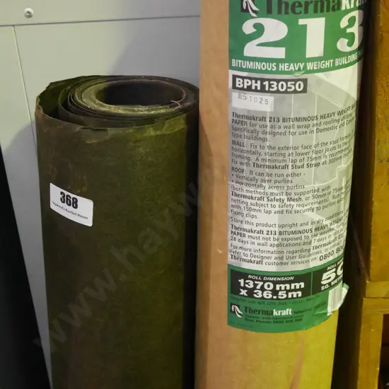 2 rolls of building paper