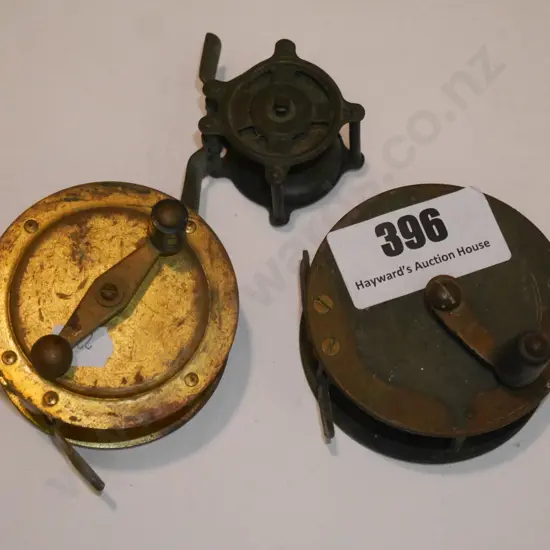 3 vintage fishing reels