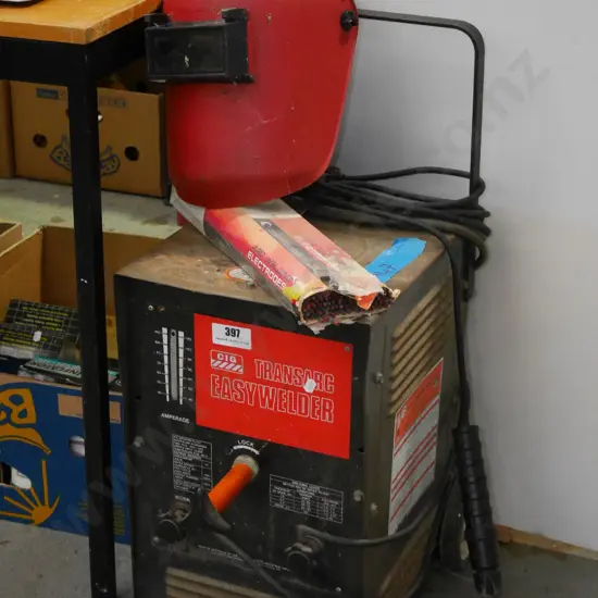 arc welder, welders mask, electrodes