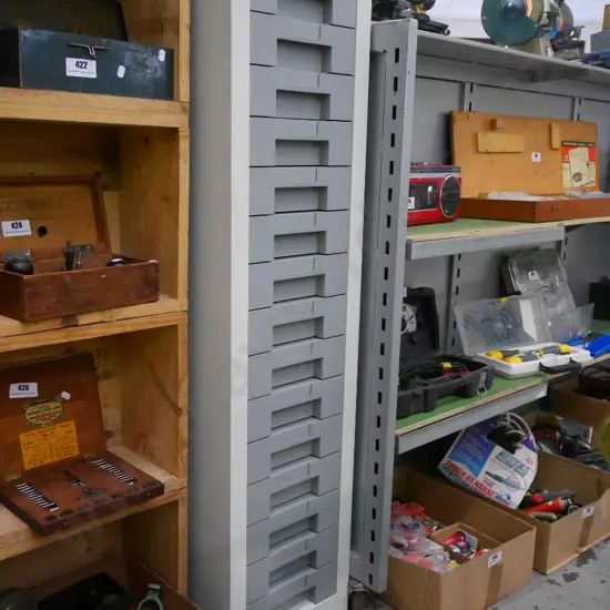 lockable Europlan 15 drawer filing cabinet with key