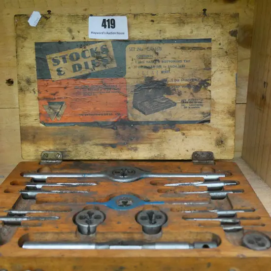 wood cased socket set