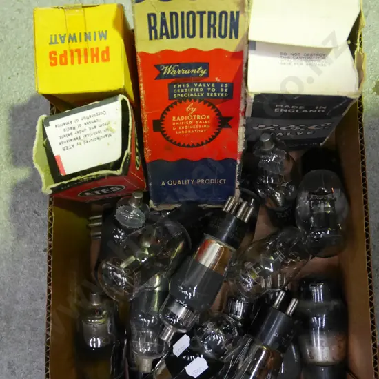 box of radio valves