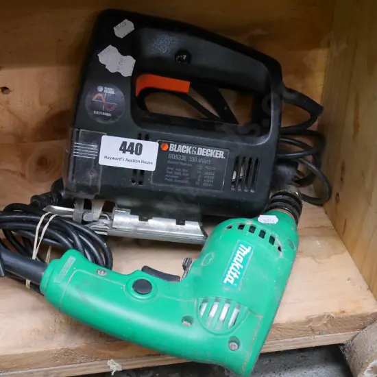 electric drill, jigsaw