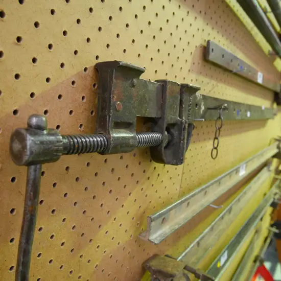 2 sash clamps - blue dots