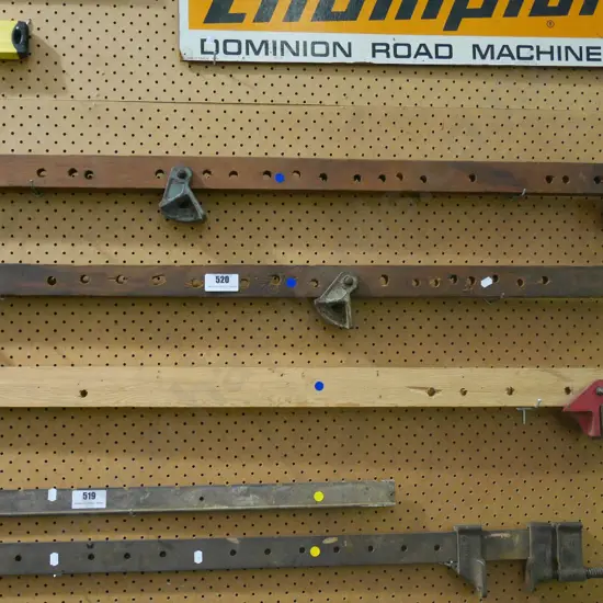 3 woooden sash clamps 