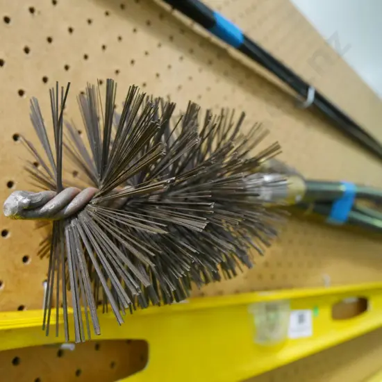 chimney brush and 2 extensions