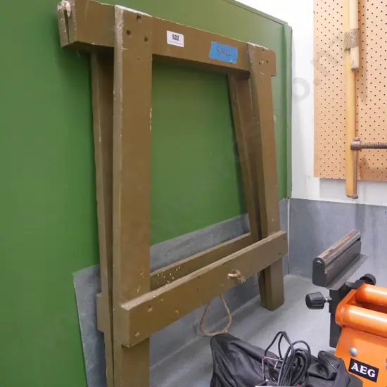 A frame wooden stand