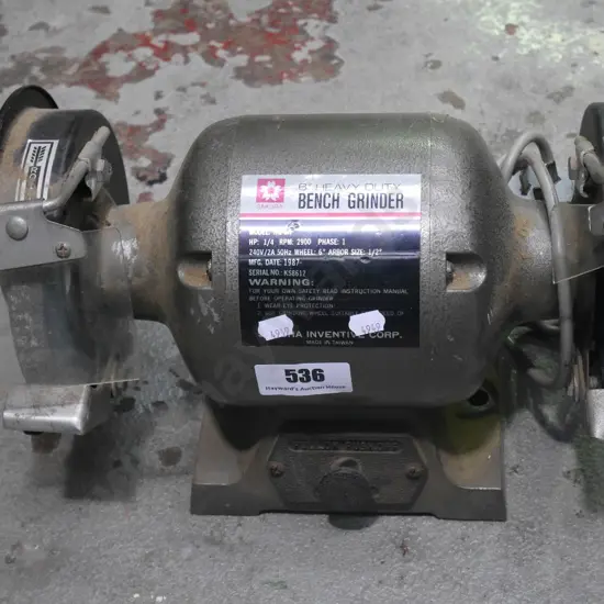 6" bench grinder