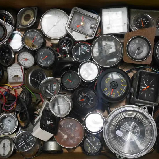 box of automtive dials