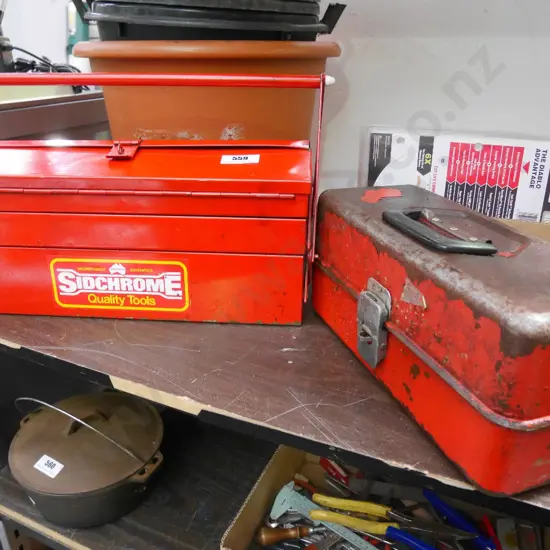 Sidchrome tool box and 1 other tool box