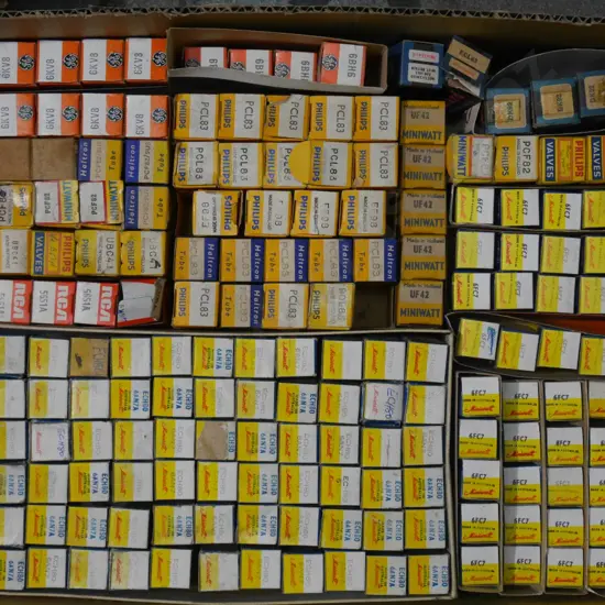 box; various radio valves