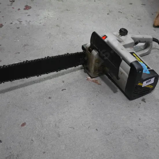 McCulloch electric chainsaw