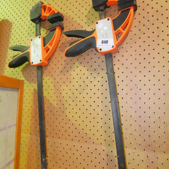 pair of Bahco quick release clamps