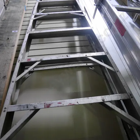 9 step aluminium ladder