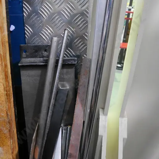 various pieces of scrap metal