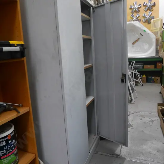 Precision Classic 2 drawer workshop cupboard - no key H-1800 W-900 D-480