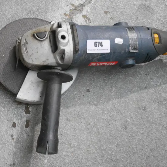 heavy duty Ryobi angle grinder