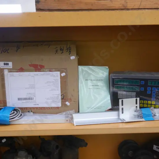 electronic 340mm read out scale, digital controller