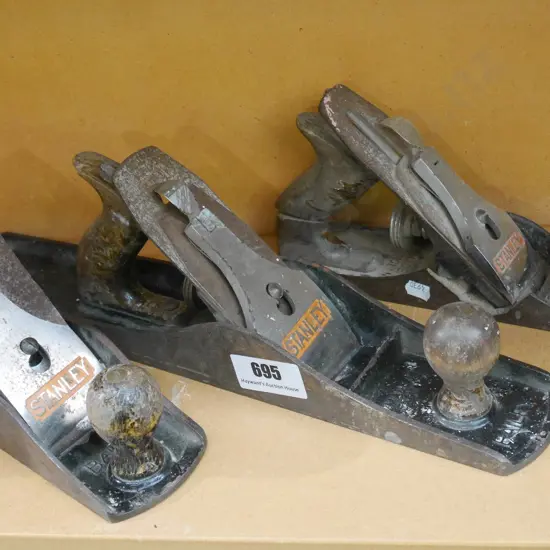 3 Stanley hand planes