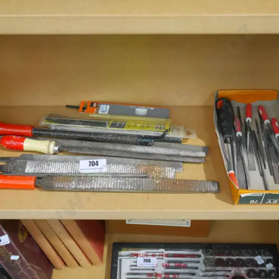 various rasps and files