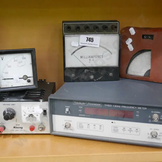 voltmeters, frequency meters etc