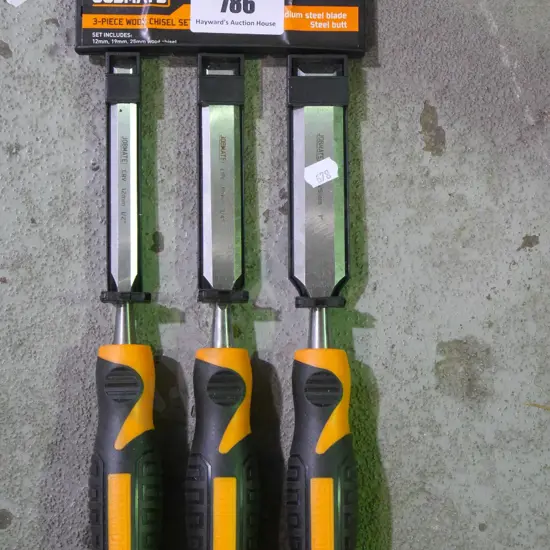 3 piece wood chisel set