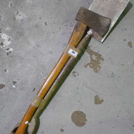 spade, axe