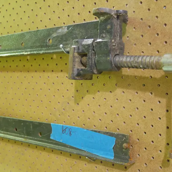 2 large sash clamps - green dots