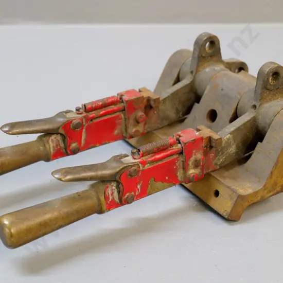 brass Westinghouse type lever switch from NZR signals Dunedin North box - decommissioned 1968. 220 x 130