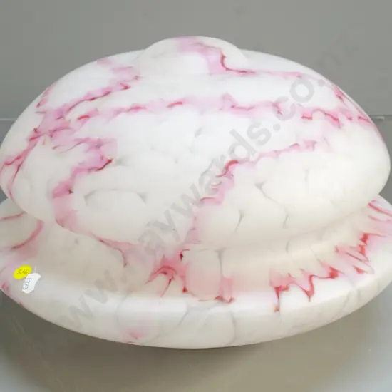 deco milk glass large ceiling light shade with mottled pattern, no journal, H-230 Diameter 360