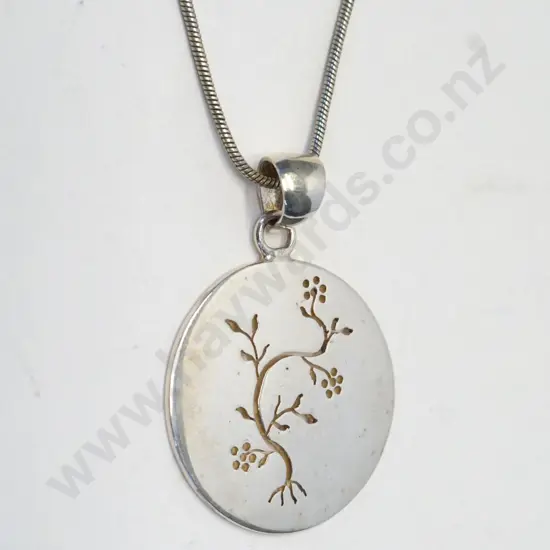 silver necklace stamped 925
