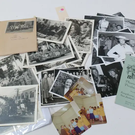 assorted photographs and ephemera from Kempthorne-Prosser offices and factories including 1925-26 Exhibition booklet