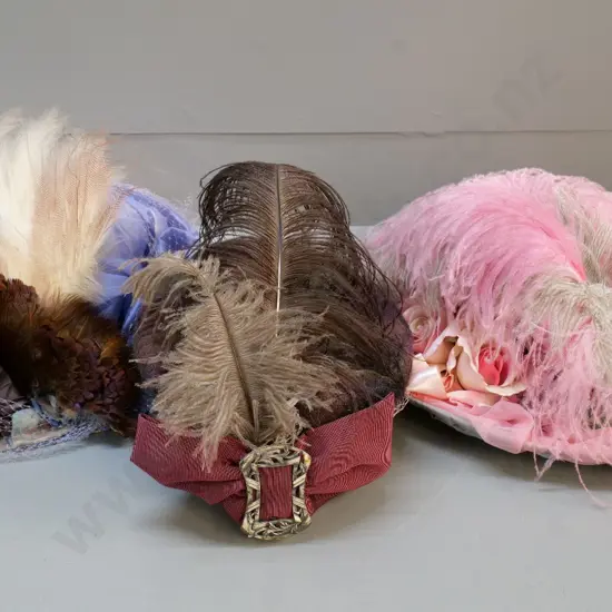 vintage costume items - 3 Edwardian style hats
