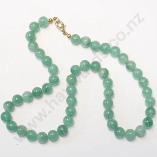 jade beaded necklace