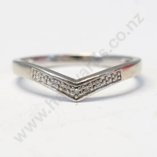 9ct diamond eternity ring - stamped