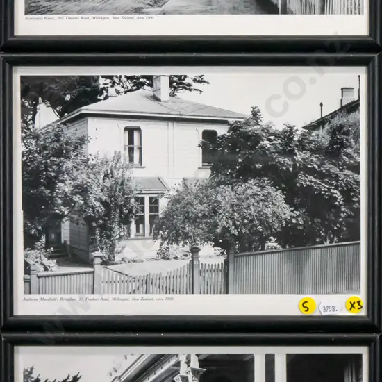 3x framed digital photo print - Wellington scenes circa 1900 Each H-175 W-270