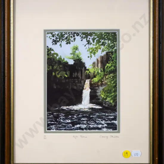George Skelton 2004  - framed ltd edition digital print 31/125 "High Force H-170 W-130