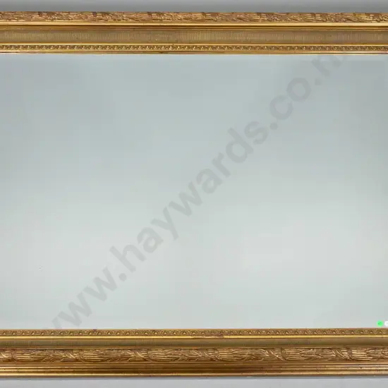 gilt framed bevelled edge wall mirror H-1010 W-1280