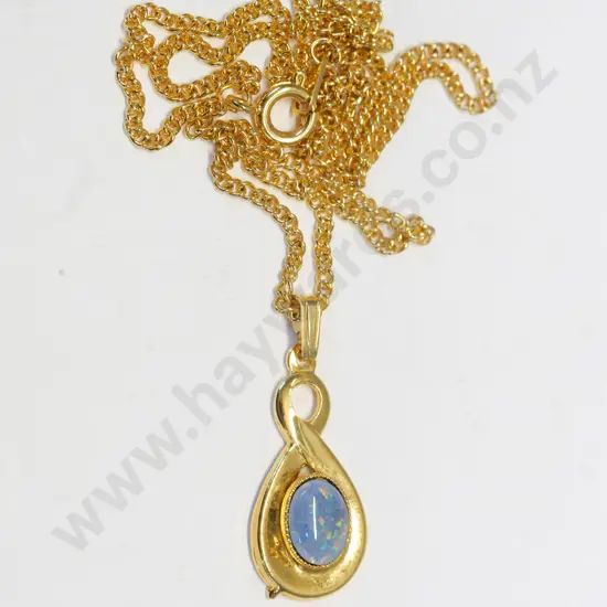 opal necklace no mark